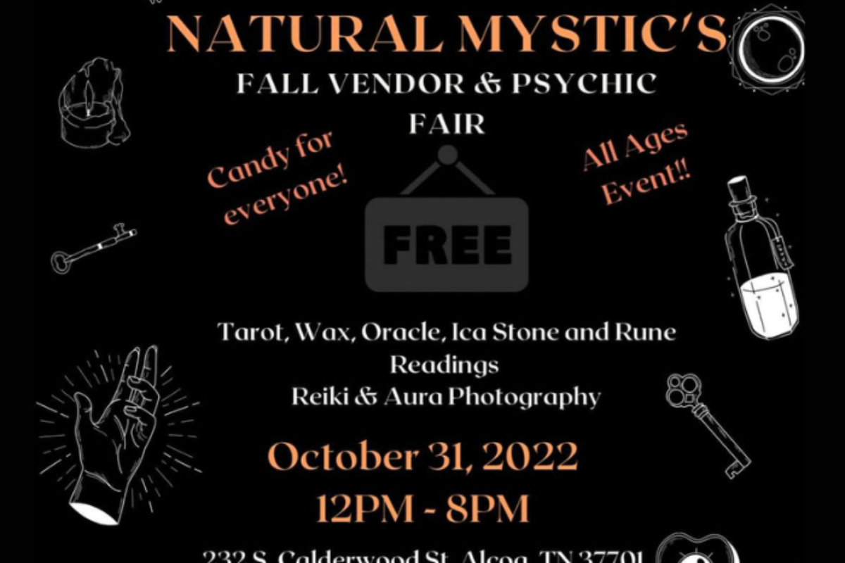Fall Vendor & Psychic Fair at Natural Mystic Oct 31 2022