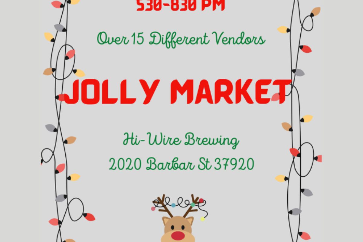 Jolly Market at Hi-Wire Brewing Dec 9 2022