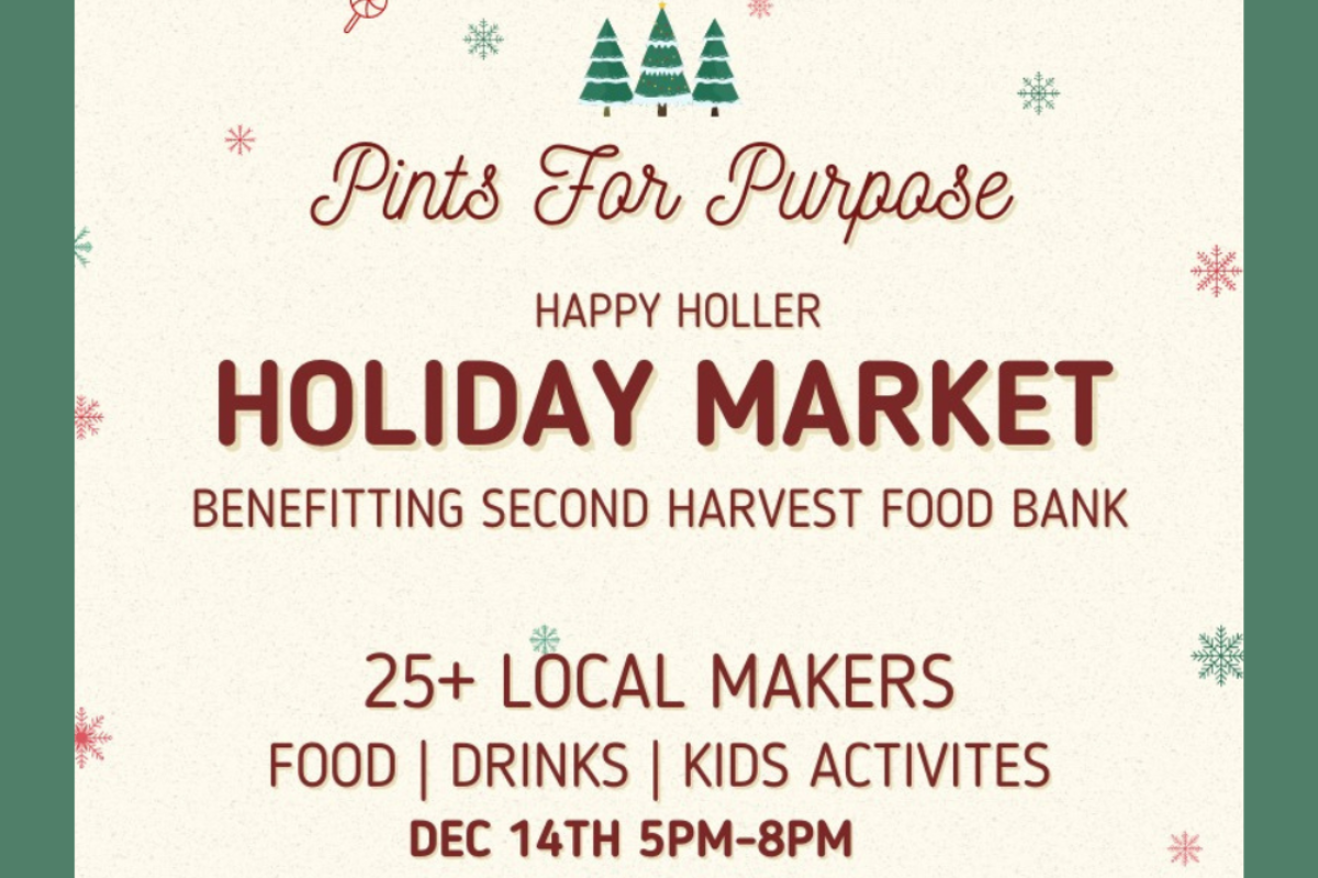 Pints For Purpose Happy Holler Holiday Market Dec 14 2022