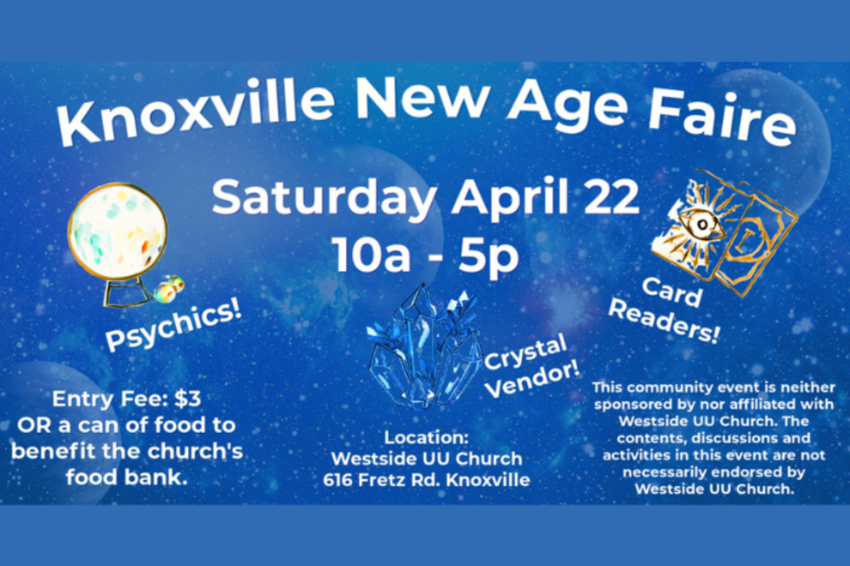 Knoxville New Age Faire April 22 2023
