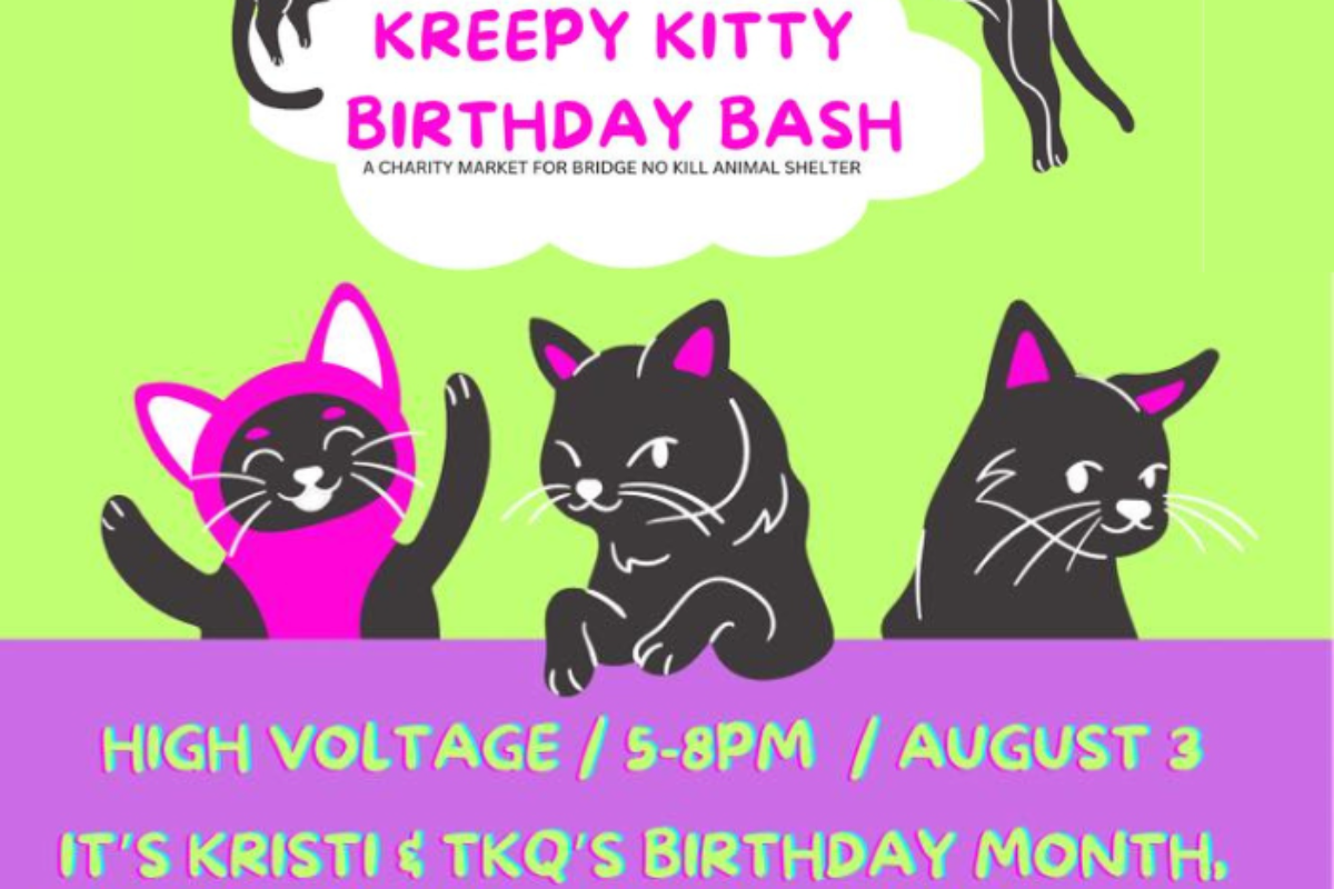 Kreepy Kitty Market August 3 2023