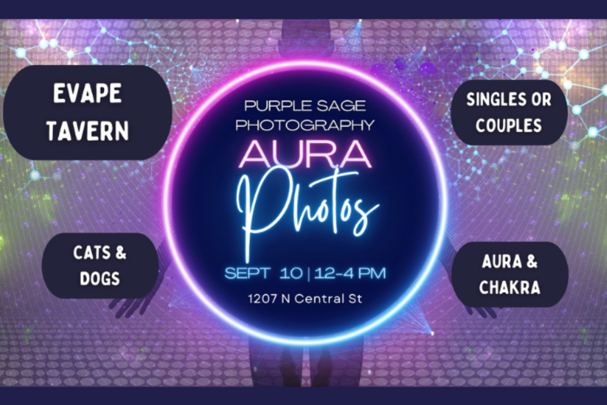 Aura Photo Sessions at EVape Central Tavern September 10 2023