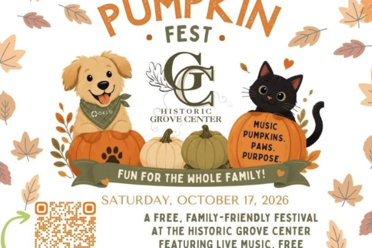 The Grove Center Pumpkin Fest Oct 17 2026